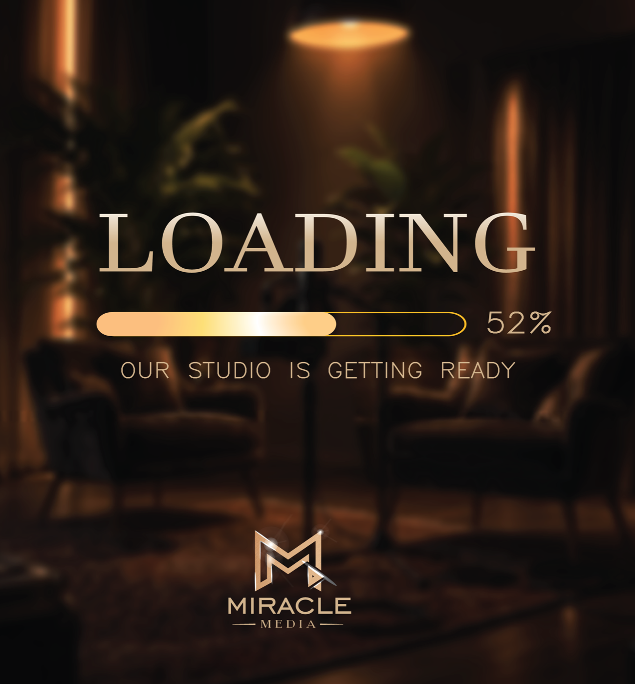 MIRACLE MEDIA podcast studio is getting ready